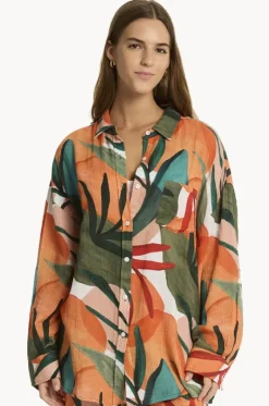 Tropaluxe Beach Shirt|Sea Level New
