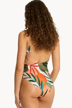 Tropaluxe Chain Link Longline One Piece|Sea Level Outlet