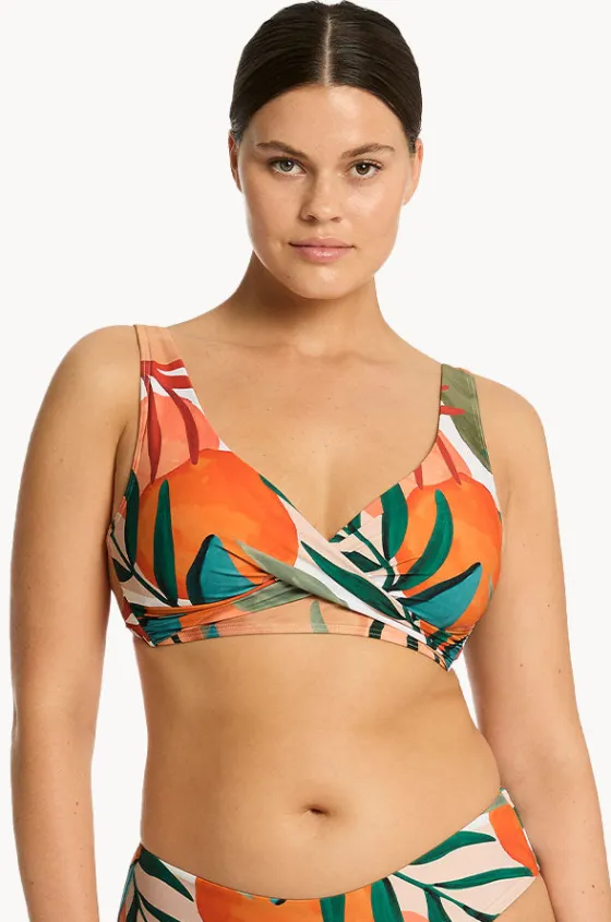 Tropaluxe Cross Front Bra|Sea Level Hot