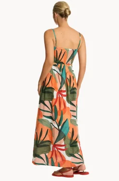 Tropaluxe Cutaway Bandeau Dress|Sea Level Discount