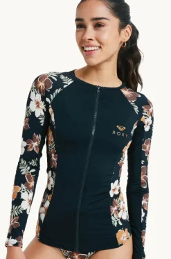 Tropical Feels Long Sleeve Suntop|Roxy Discount