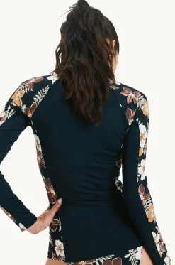 Tropical Feels Long Sleeve Suntop|Roxy Discount