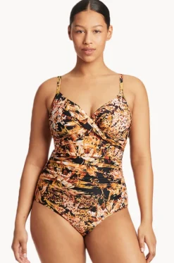 Troppica DD/E Cup Twist Front One Piece|Sea Level Clearance