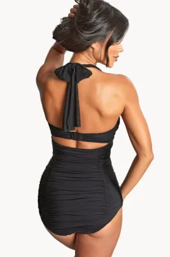 Tulle Marilyn F Cup Twist Bandeau One Piece|Panache New