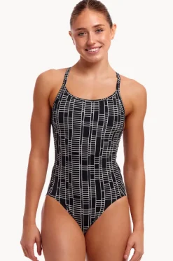 Up The Ladder Diamond Secure One Piece|Funkita Clearance