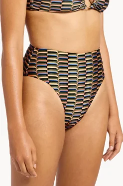 Urban Geo High Waist High Leg Pant|Jets Clearance