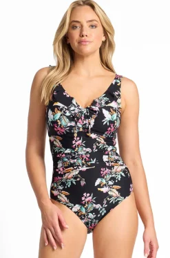 Viola E/F Cup Frill One Piece|Sunseeker Hot
