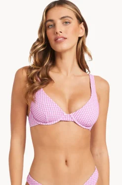 Wave Check Ruby Bra|Billabong Outlet