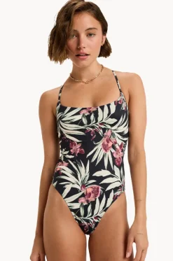 Wind Swept Floral Beach Classics One Piece|Roxy Best