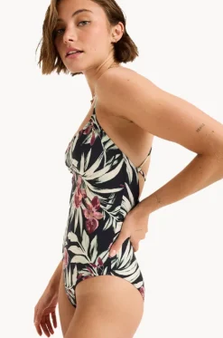 Wind Swept Floral Beach Classics One Piece|Roxy Best