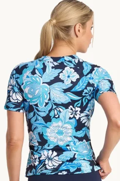 Wisteria Short Sleeve Suntop|Poolproof Outlet