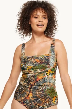 Zambia Pleated Tankini Separate|Togs Swimwear Outlet