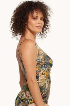 Zambia Pleated Tankini Separate|Togs Swimwear Outlet