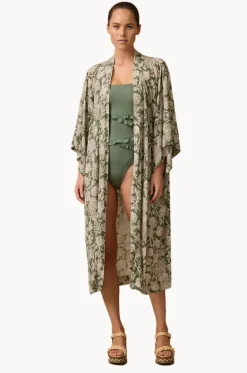 Zeni Long Kimono Robe|Monte u0026 Lou Discount