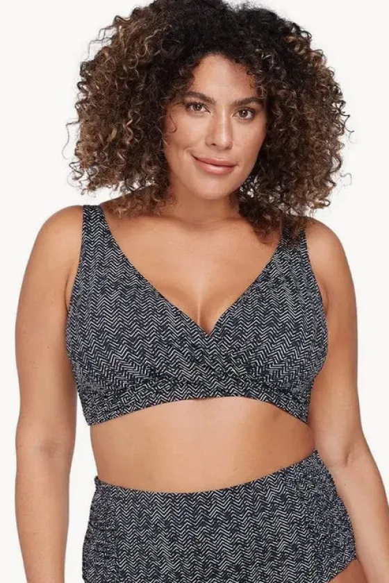 Zig Zag Delacroix Cross Front Bra|Artesands New