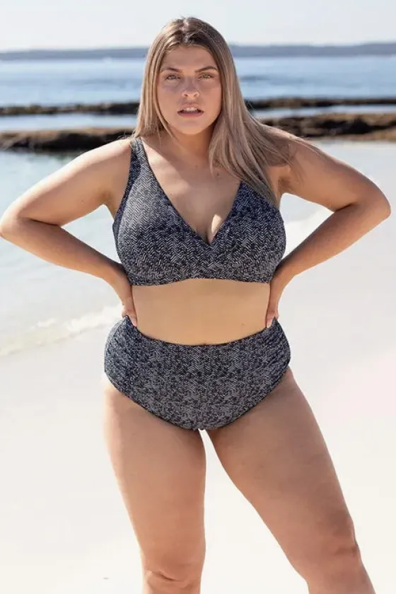 Zig Zag Delacroix Cross Front Bra|Artesands New